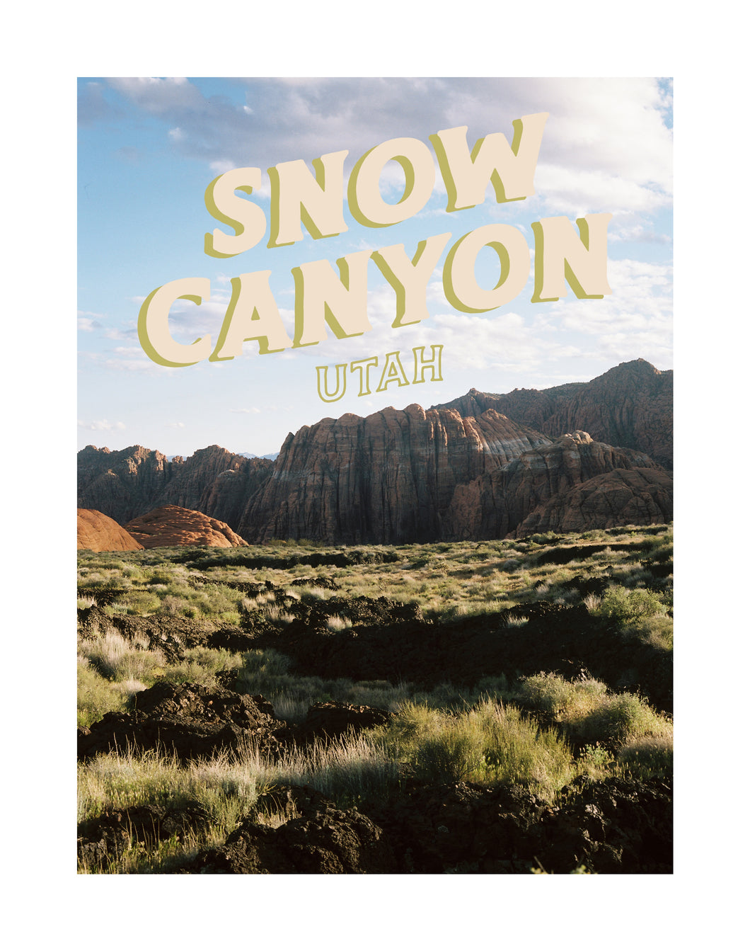 Snow Canyon Poster